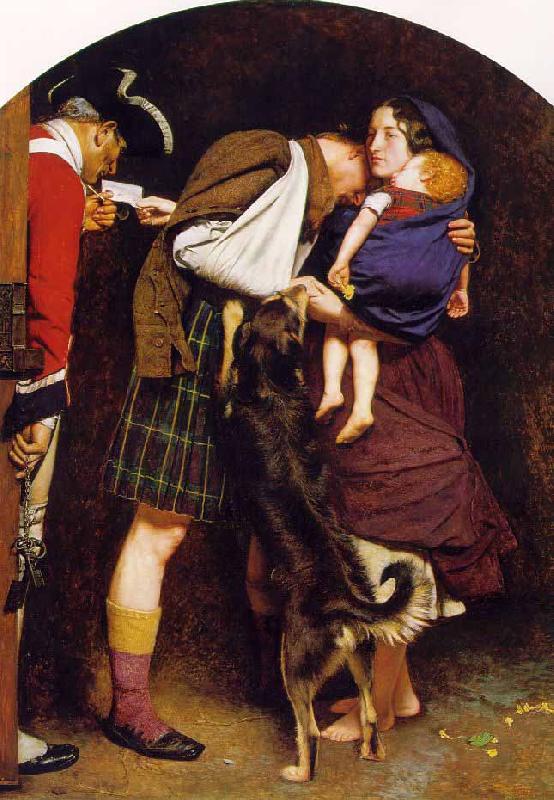 Sir John Everett Millais Order of Release oil painting picture